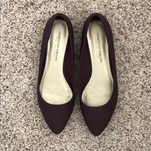Merlot Pointy Ballet Flats